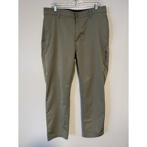 HURLEY Jet Set Tech - Men's Green Side Zip Pocket Pants - Size 36x32